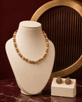 Timeless antique-gold detailing paired with elegant pearls—perfect… – KPK033 product image 1
