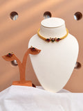 Ruby and Green Collar Necklace Set – image 1